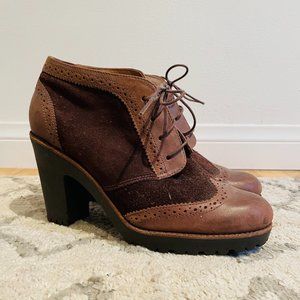 Sperry Wingtop Lace Up Heels